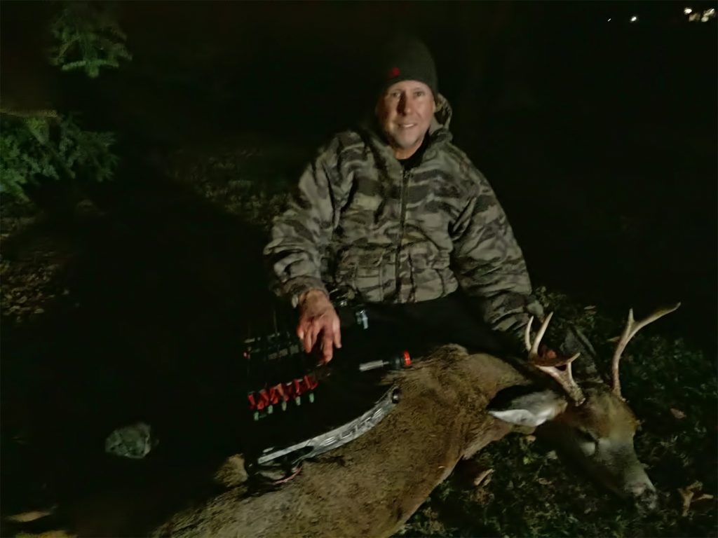 Fred with 7-point buck harvested the first day of the hunt.